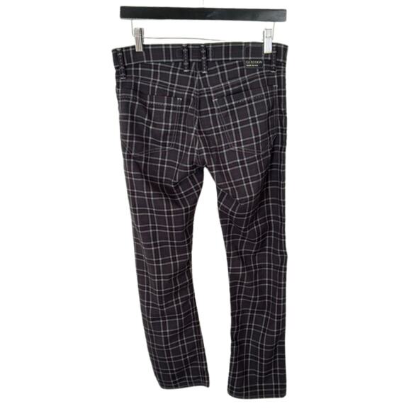 Vintage Goldsign “Hisjean” Plaid Cigarette Trousers – Y2K Cropped Pants - Picture 3 of 8